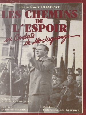 cover image of Les chemins de l'espoir